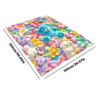 Cloud-Soft 3D Plush Throw
