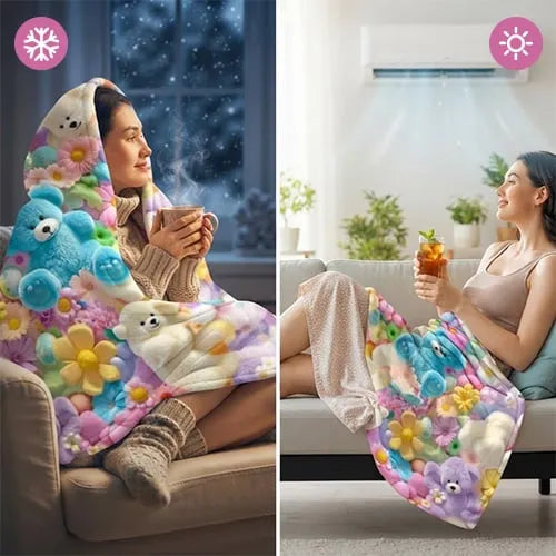 Cloud-Soft 3D Plush Throw