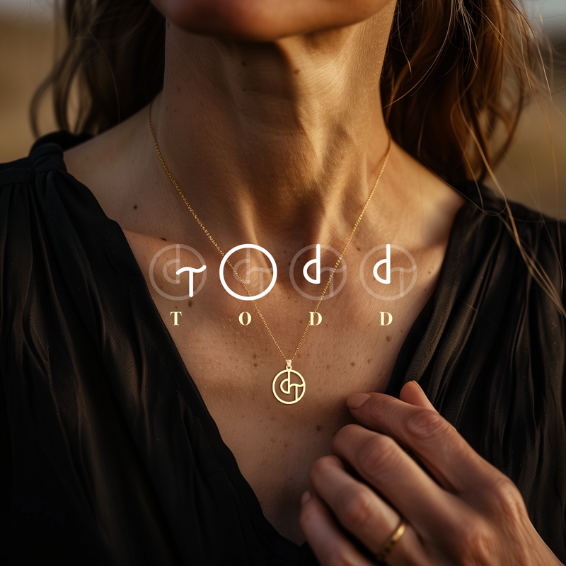Memorial Monogram Necklace