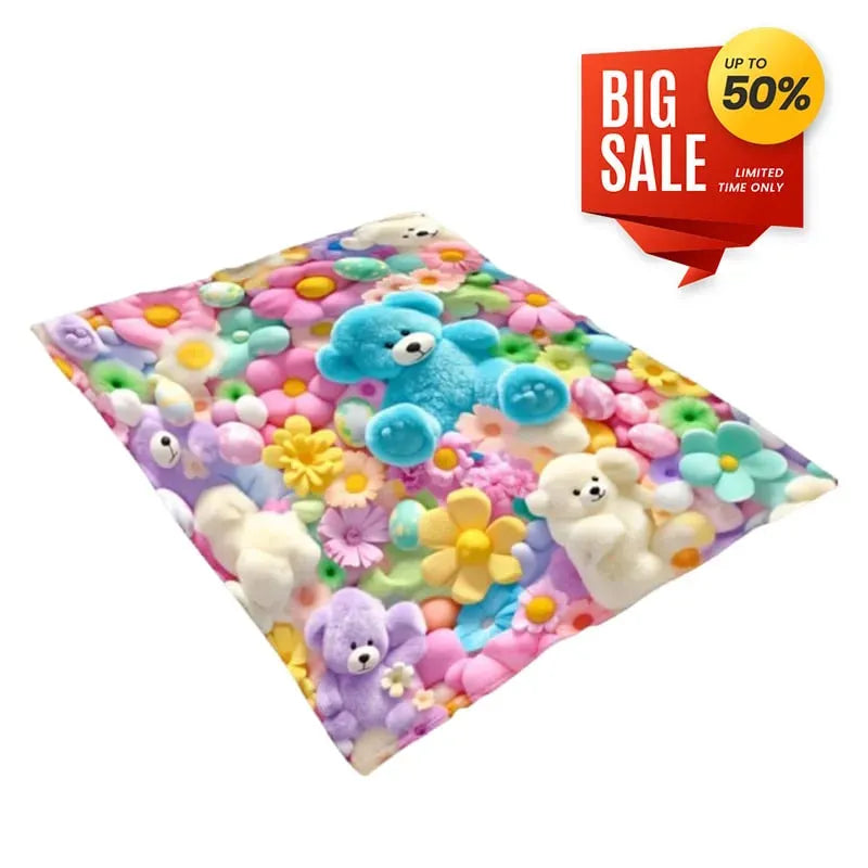 Cloud-Soft 3D Plush Throw