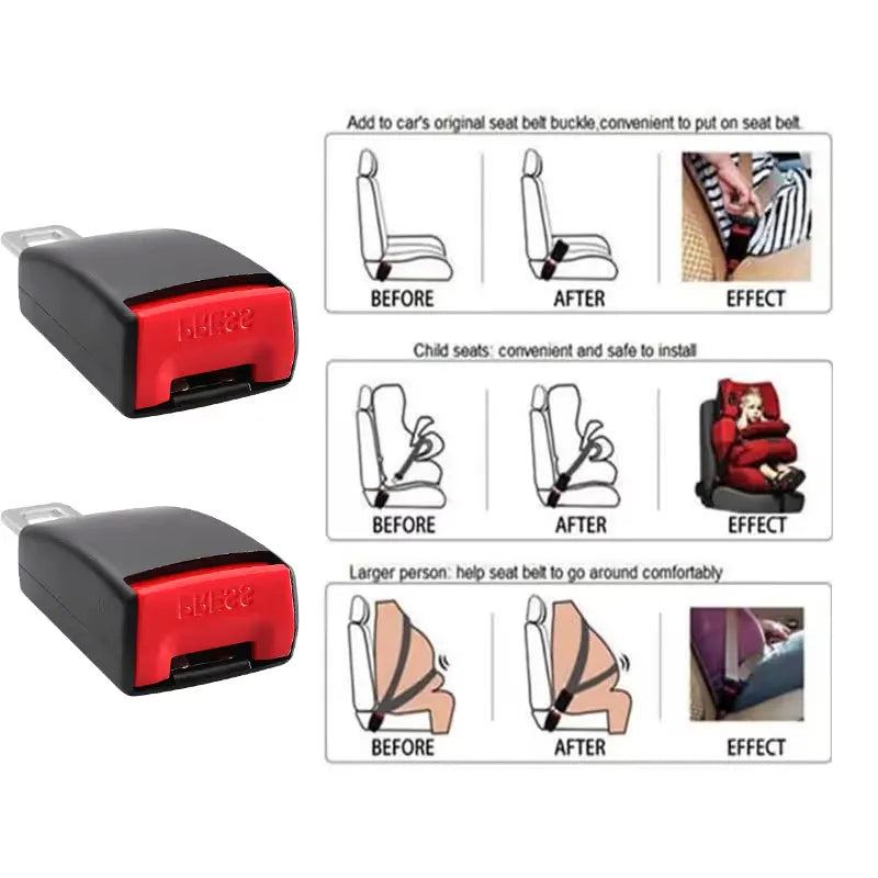 🎉Car Belt Buckle Extension Seat Belt Clips