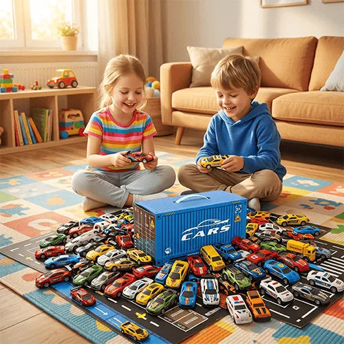 The 48-Piece Alloy Racing Fleet, gift for boys
