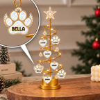 Custom Family & Pet Christmas Tree Light, Family Christmas Decor • In Loving Memory Tree - Personalized LED Tree Lights