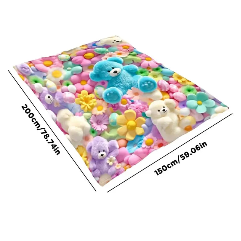 Cloud-Soft 3D Plush Throw