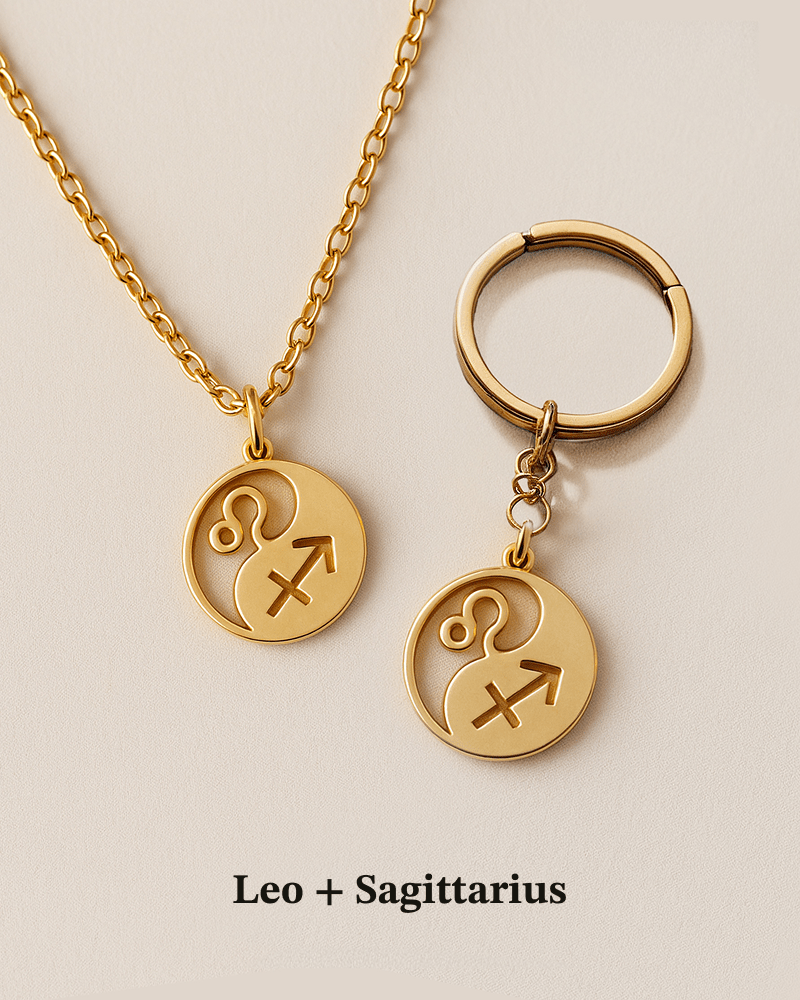 Custom Yin & Yang Zodiac Necklace