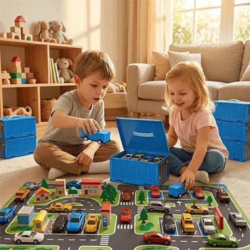 The 48-Piece Alloy Racing Fleet, gift for boys