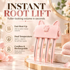 🔥 Instant Hair Volume ✨ Root-Lifting Heated Volumizing Comb – Salon-Style Lift in Minutes 💖
