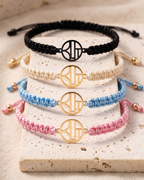 Family Matching Braided Cord Monogram Set