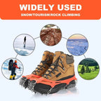 🧊 50% OFF Ice Cleats for Shoes – Anti-Slip Snow Grips for Winter Walking & Hiking