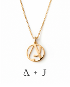 Bespoke Intertwined Initials Necklace