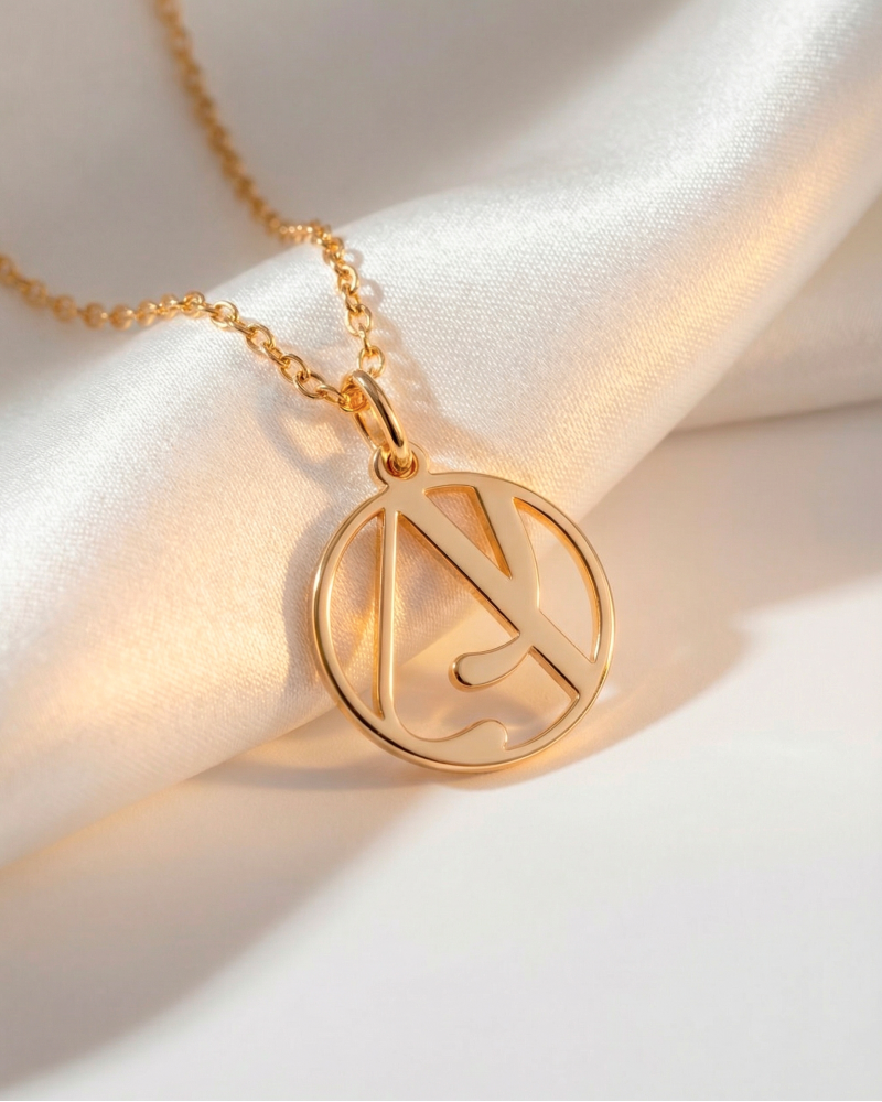Bespoke Intertwined Initials Necklace