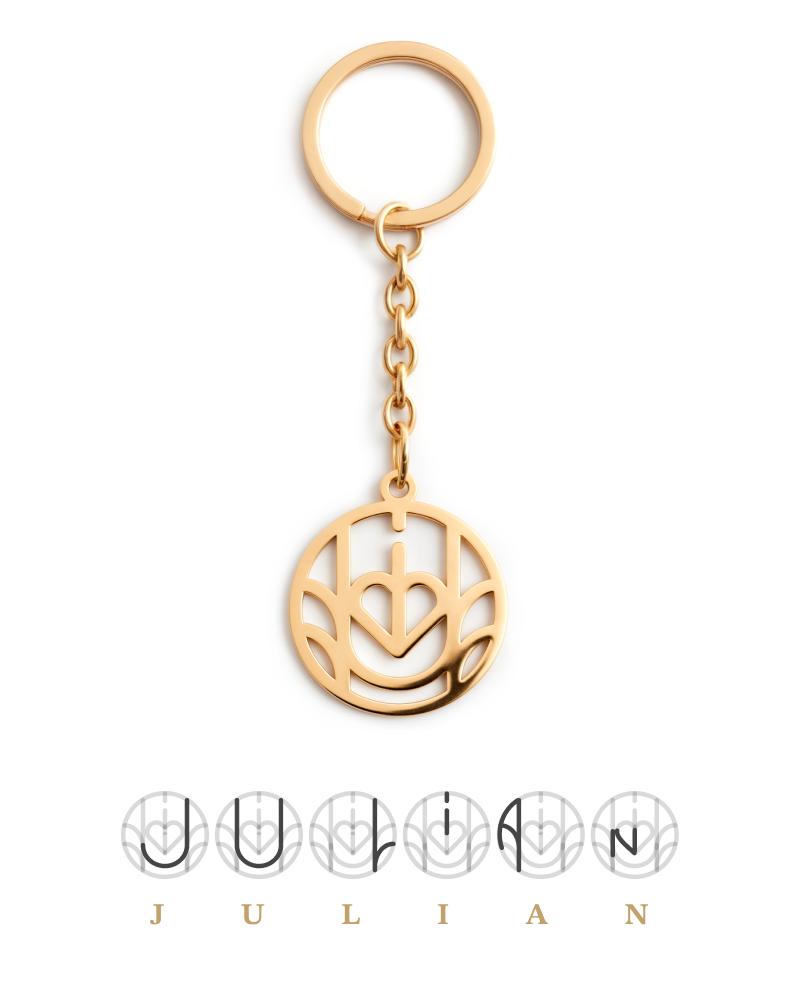 Bespoke Monogram Keychain | Re-Order Same Design