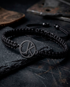 Mens Braided Cord Monogram Bracelet | Re-Order Same Design