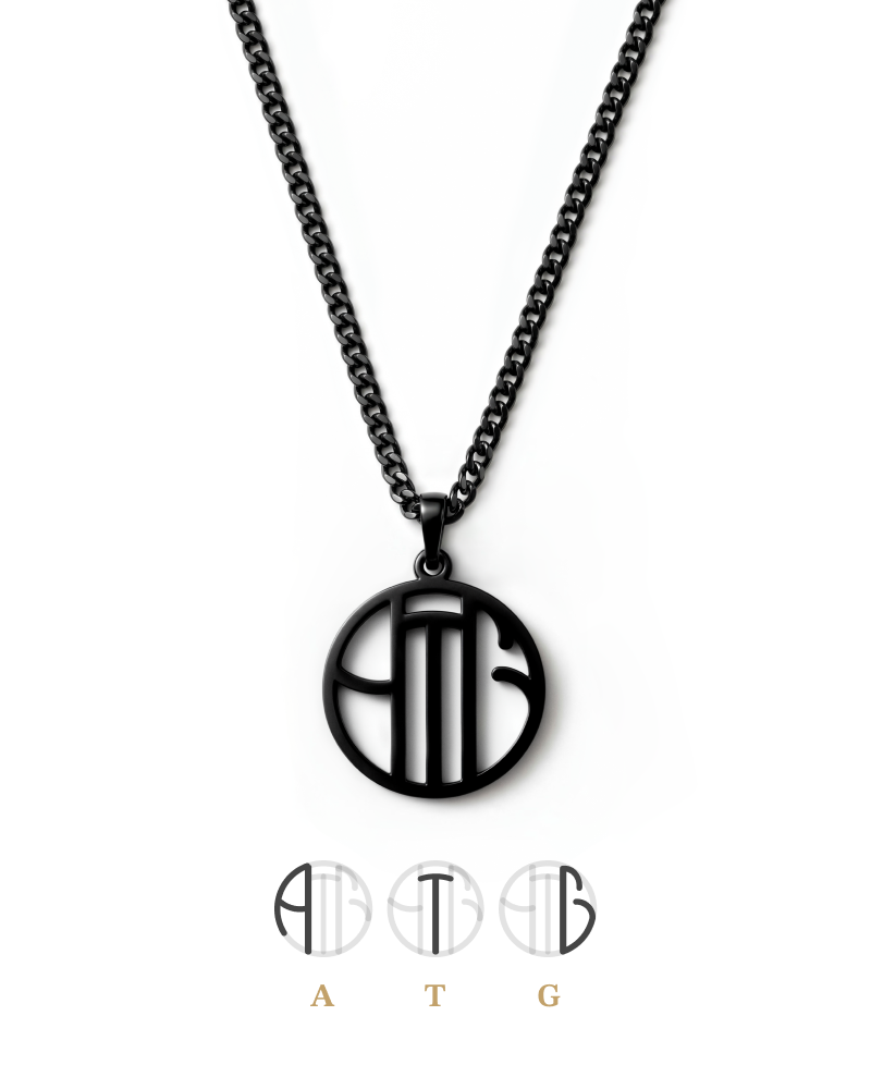 For Him | Family Initials Monogram Necklace