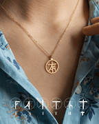 Hidden Monogram Symbol Necklace