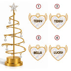 Custom Family & Pet Christmas Tree Light, Family Christmas Decor • In Loving Memory Tree - Personalized LED Tree Lights