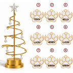 Custom Family & Pet Christmas Tree Light, Family Christmas Decor • In Loving Memory Tree - Personalized LED Tree Lights
