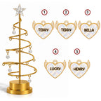 Custom Family & Pet Christmas Tree Light, Family Christmas Decor • In Loving Memory Tree - Personalized LED Tree Lights