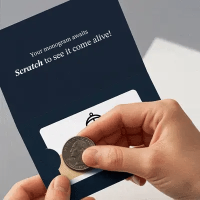 Scratch & Reveal Card