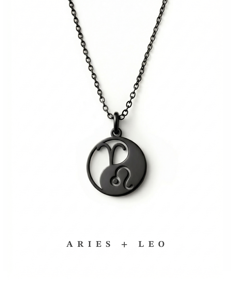 Double Zodiac Necklace | Custom Yin & Yang