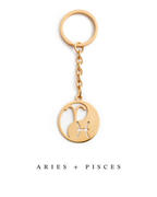 Double Zodiac Keychain | Custom Yin & Yang