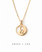 Double Zodiac Necklace | Custom Yin & Yang
